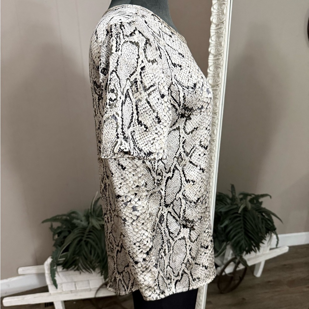 Equipment Riley Silk Python Blouse - image 8